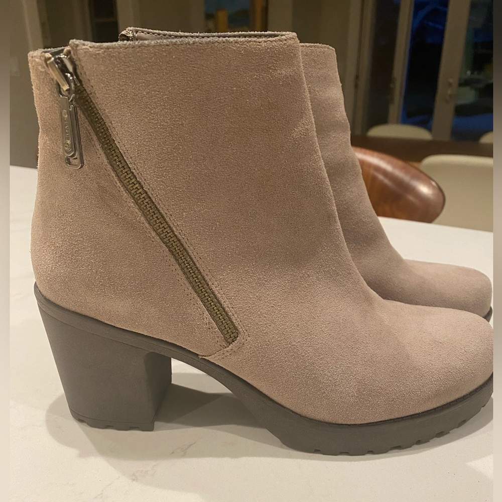 Blonde boots. Worn once. Super comfortable. Purchased at Nordstroms.